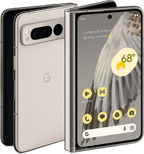 Google Pixel Fold 12 GB/512 GB fehér - Mobiltelefon - Fő fotó