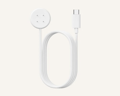Google Pixel Watch 3 USB-C Fast Charging Cable White - Watch Charger - Main image