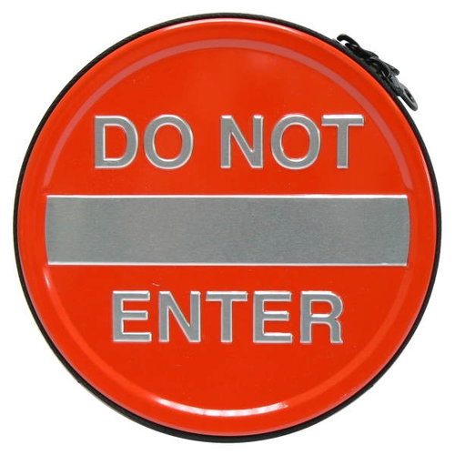 QCP Pouzdro na 24 CD/DVD kovová - Do Not Enter - - - Main image