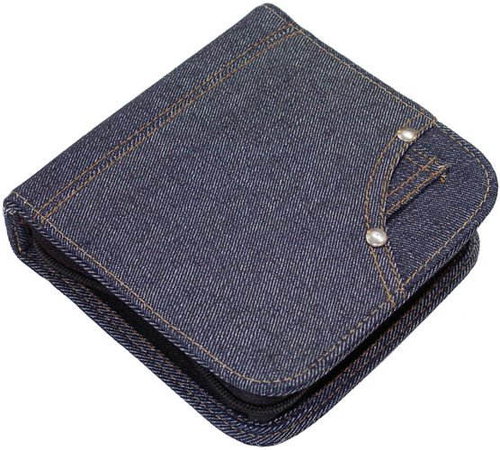 QCP CD-R Peněženka na 24 CD - DENIM - - - Main image