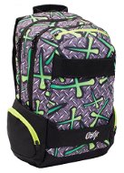 OXY Sport Green Iron - School Backpack
