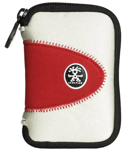 CRUMPLER The P.P. 90 - neoprénové pouzdro, stříbrno-červené (silver-red), 11x7x3cm - - - Main image