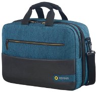 American Tourister CITY DRIFT 3-WAY BOARDING BAG 15.6“ BLACK/BLUE - Taška na notebook