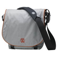 CRUMPLER Double Charge - brašna na notebook 15", šedo-tm.-oranžová (grey-rust), 32x38x16cm - Carryall