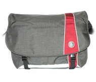CRUMPLER Sticky Date - brašna na notebook 14" až 17", šedo-vínová, 45x31x18cm - Carryall