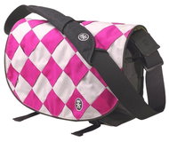 CRUMPLER Cheesy Disco Glamour - brašna na notebook 14" až 15", růžovo-stříbrno-šedá, 42x29x15cm - Carryall