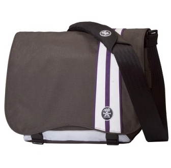 CRUMPLER Little Pimp - brašna na notebook 12", hnědo-bílá (brown-white), 36x30x14cm - Carryall - Main image