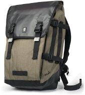 Crumpler Muli Backpack - XL - schwarz / Tarpaulin / khaki - Laptop-Rucksack