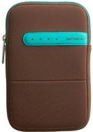  Samsonite Colorshield Tablet/E-Reader Sleeve 7 "brown and turquoise  - Tablet Case