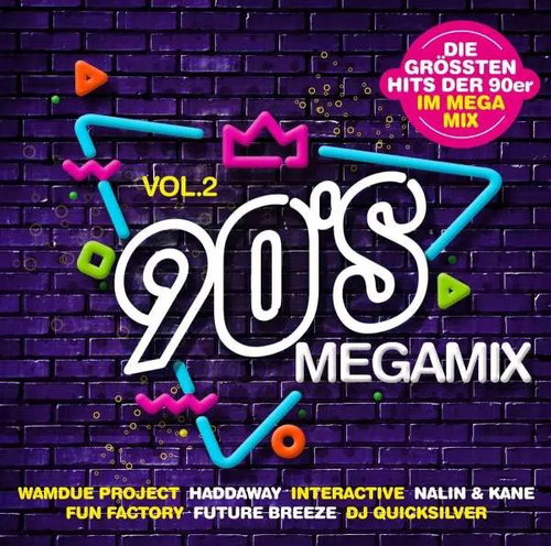 Various: 90's Megamix Vol. 2 - Music CD - Main image