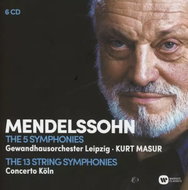 Felix Mendelssohn-Bartholdy: The 5 Symphonies, The 13 String Symphonies - Music CD