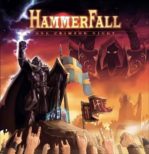 Hammerfall: One Crimson Night Dlx Clr - LP Record - Main image