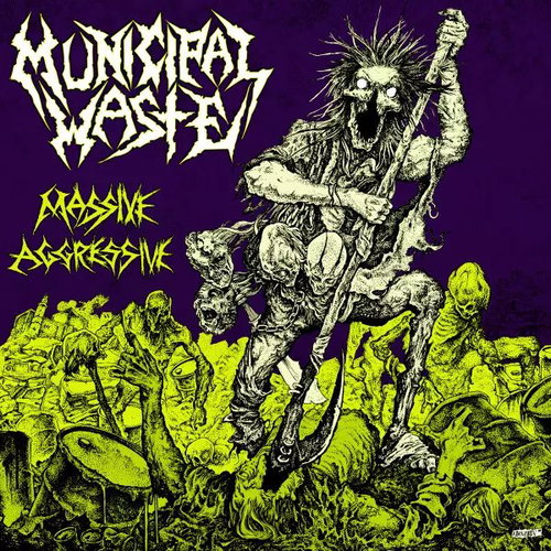 Municipal Waste: Massive Aggressive Clr Ltd - LP Record - Main image