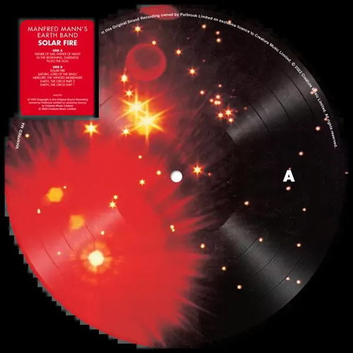 Manfred Mann's Earth Band: Solar Fire PIC - LP Record - Main image