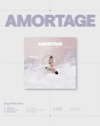 JISOO: Amortage, pink version - LP Record - Main image