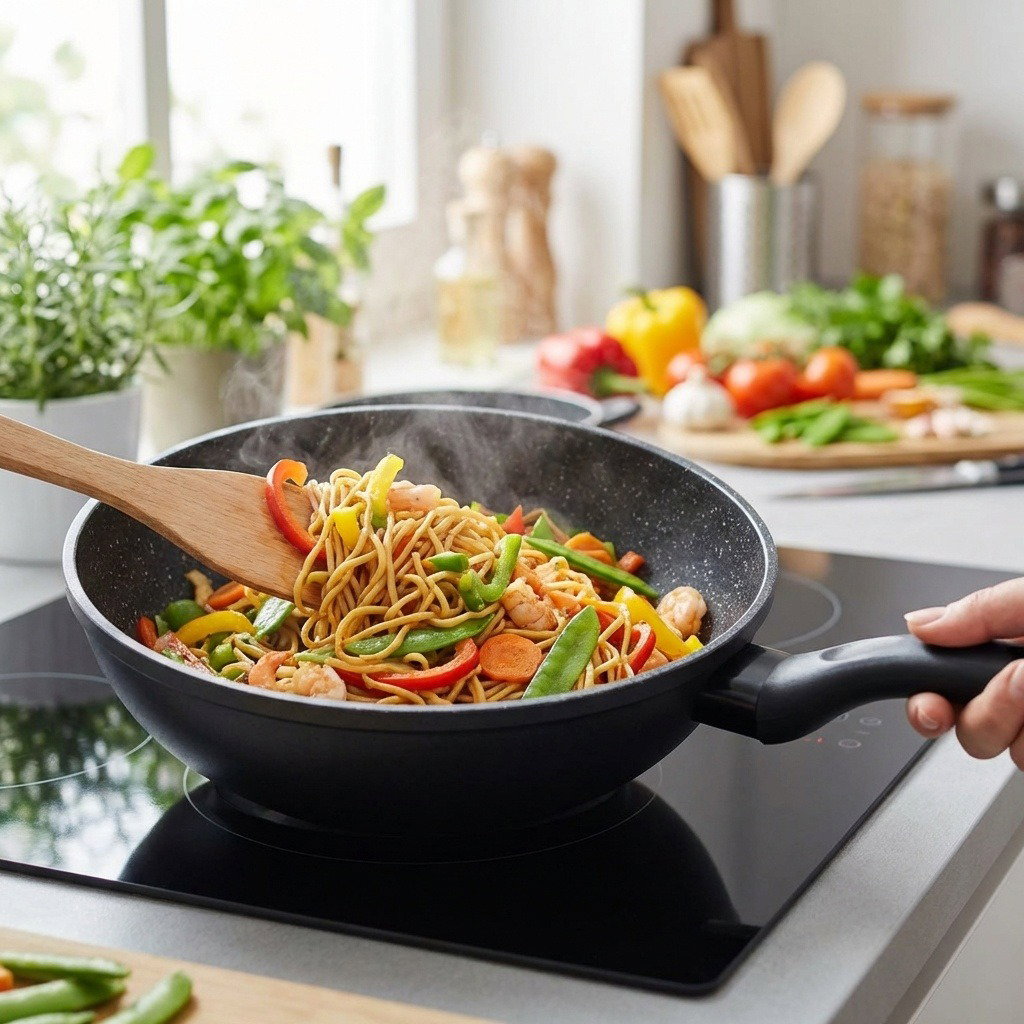 GRANDE WOK Serpenyő, átm.: 30 cm