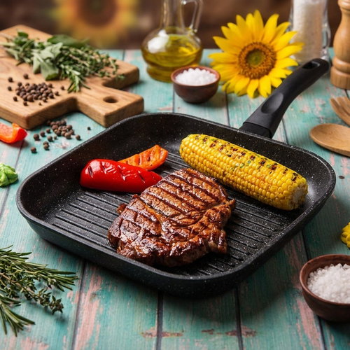 ORION GRANDE grillserpenyő 26 x 26 cm - Serpenyő - Fő fotó