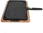 GRANDE Grilling Pan + Bamboo Cutting Board With Removable Handle - Grid Pan
