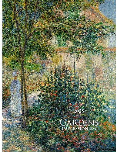 Graspo Wall calendar Gardens impressionism 2025, 42 × 56 cm - Wall Calendar - Main image