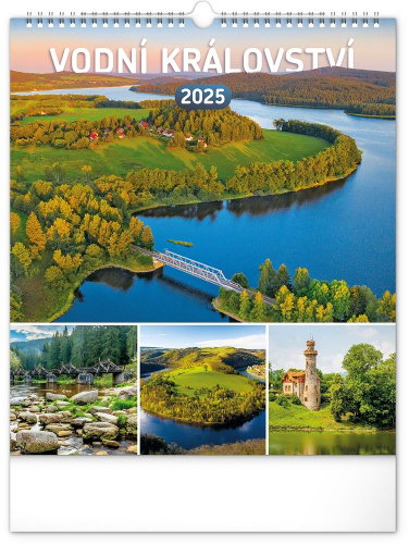 Notique Nástěnný kalendář Vodní království 2025, 30 × 34 cm - Nástěnný kalendář - Hlavní obrázek