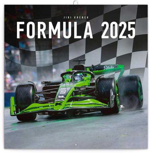Notique Grid calendar Formula - Jiri Krenek 2025, 30 × 30 cm - Wall Calendar - Main image