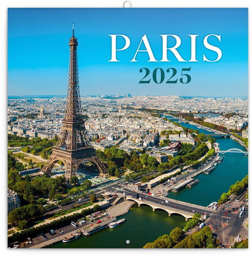 Notique Grid calendar Paris 2025, 30 × 30 cm - Wall Calendar - Main image