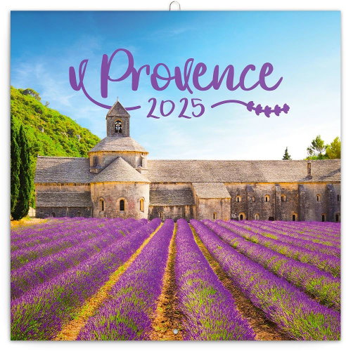 Notique Grid calendar Provence 2025, scented, 30 × 30 cm - Wall Calendar - Main image