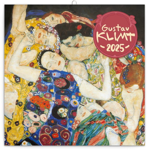 Notique Grid calendar Gustav Klimt 2025, 30 × 30 cm - Wall Calendar - Main image