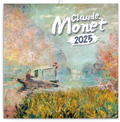 Notique Grid calendar Claude Monet 2025, 30 × 30 cm - Wall Calendar - Main image