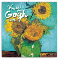 Notique Grid calendar Vincent van Gogh 2025, 30 × 30 cm - Wall Calendar