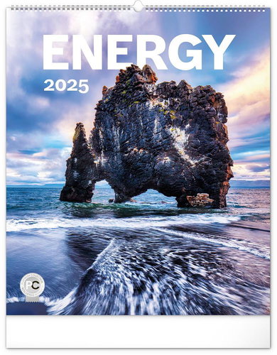 Notique Wall calendar Energy 2025, 48 × 56 cm - Wall Calendar - Main image