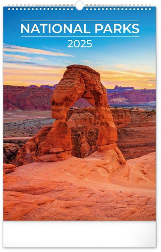 Notique Wall calendar National Parks 2025, 33 × 46 cm - Wall Calendar - Main image