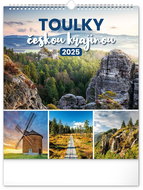 Notique Wall calendar Tours of the Czech Landscape 2025, 30 × 34 cm - Wall Calendar