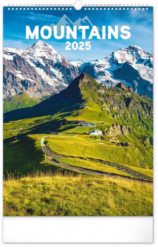 Notique Wall calendar Mountains 2025, 33 × 46 cm - Wall Calendar - Main image