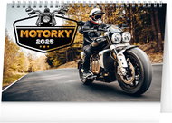 Notique Desk calendar Motorbikes 2025, 23,1 × 14,5 cm - Desk Calendar