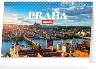 Notique Desk calendar Prague - I Love Prague 2025, 23,1 × 14,5 cm - Desk Calendar
