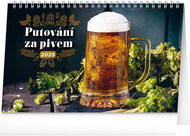 Notique Table calendar Beer wandering 2025, 23,1 × 14,5 cm - Desk Calendar