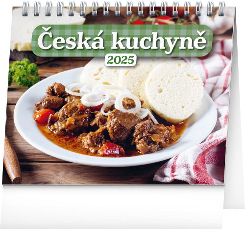 Notique Table calendar Czech cuisine 2025, 16,5 × 13 cm - Desk Calendar - Main image