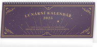 Notique Table lunar calendar 2025, 33 × 12,5 cm - Desk Calendar