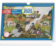 Notique Josef Lada desk calendar with extra large calendar 2025, 30 × 21 cm - Desk Calendar