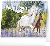 Notique Table calendar Horse Poetry 2025, 16,5 × 13 cm - Desk Calendar
