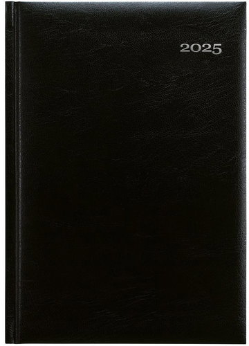 Graspo Weekly diary Kronos - A5 - black 2025, 14,8 × 21 cm - Planner - Main image