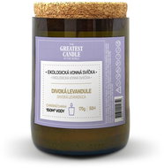 The Greatest Candle Svíčka v lahvi od vína 170 g - divoká levandule - Candle