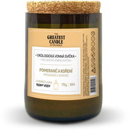 The Greatest Candle Svíčka v lahvi od vína 170 g - pomeranč a koření - Candle