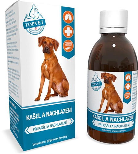 Topvet Sirup Kašel a nachlazení 200 ml - Doplněk stravy pro psy - Hlavní obrázek
