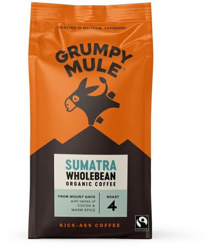 Grumpy Mule BIO Sumatra SCA 84, Arabica, 200 g - Kávé - Fő fotó