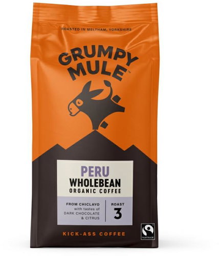 Grumpy Mule BIO Peru SCA 84, szemes, Arabica, 200 g - Kávé - Fő fotó