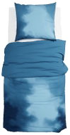 GRUND Bed linen PARADI 155 × 220 cm, 80 × 80 cm petrol/chamois blue - Bed Linen