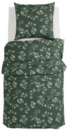 GRUND Bed linen HERBA 135 × 200 cm, 80 × 80 cm dark green - Bed Linen
