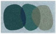 GRUND NUMA Koupelnová předložka 60 × 100 cm šedá-zelená - Bath Mat